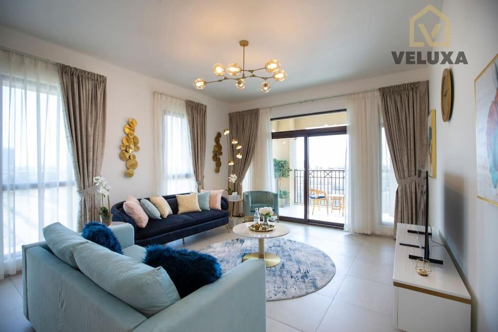 Veluxa - Luxury And Bright 1 Bedroom Apartment, Burj View! 迪拜 外观 照片