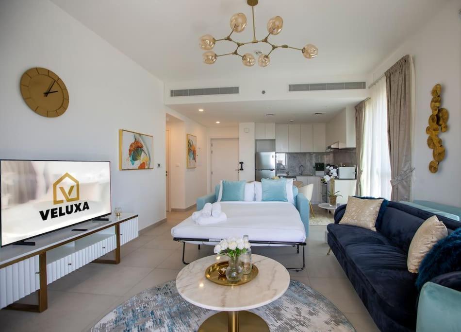 Veluxa - Luxury And Bright 1 Bedroom Apartment, Burj View! 迪拜 外观 照片